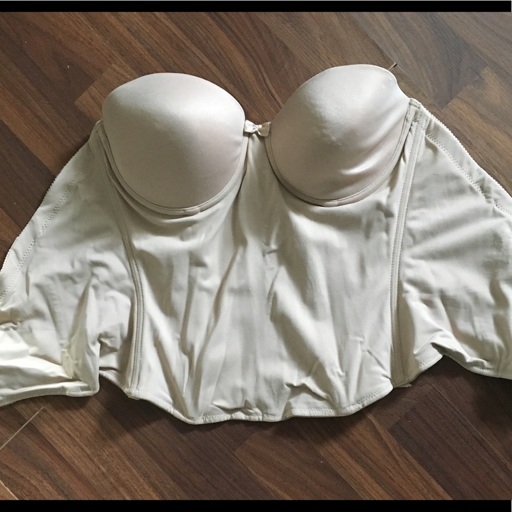 Low Back Bustier Va Bien Beige